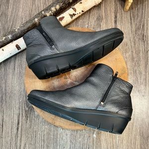 Ecco Black Ankle Boots